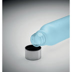 Branded Frosted RPET Bottle with Steel Cap without branding
