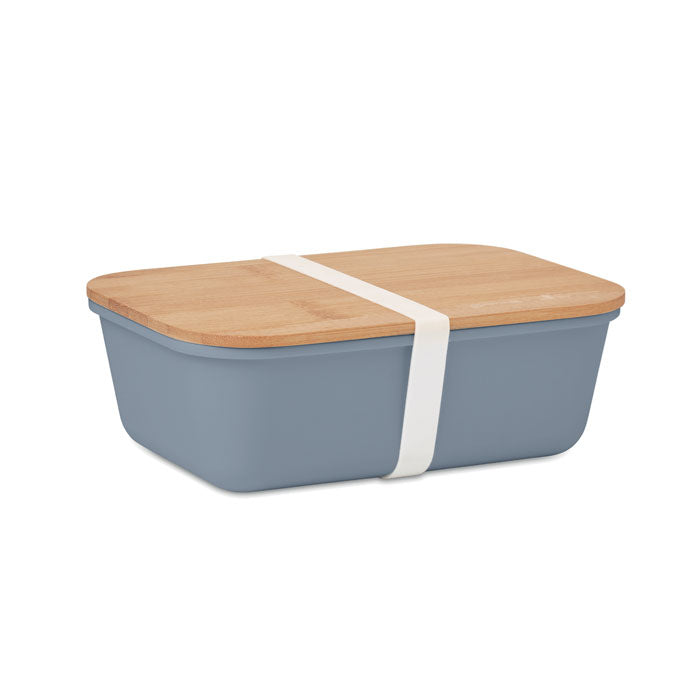 Branded Lunch Box with Bamboo Lid without branding