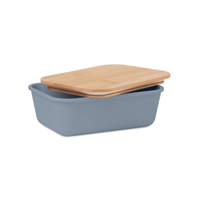 Branded Lunch Box with Bamboo Lid without branding
