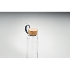 Branded Glass Bottle with Bamboo Lid and TPU Holder without branding