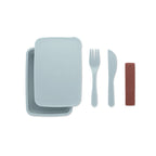 Branded PP Lunch Box with Cutlery without branding