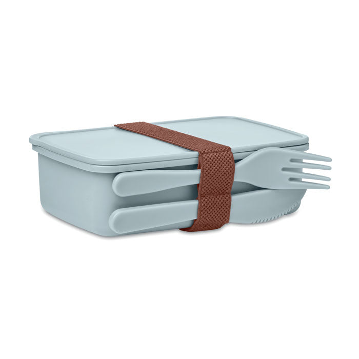 Branded PP Lunch Box with Cutlery