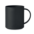 Branded Reusable PP Mug in Black