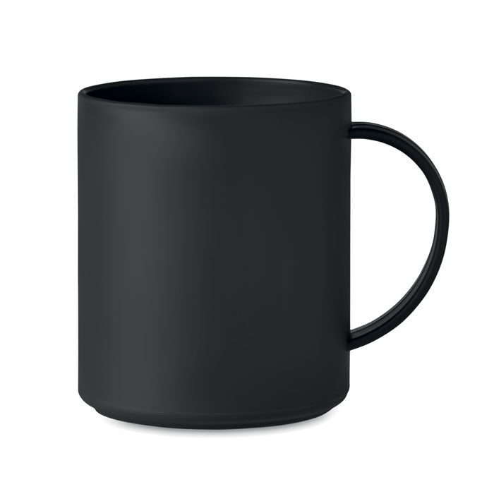 Branded Reusable PP Mug in Black