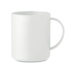 Branded Reusable PP Mug in White