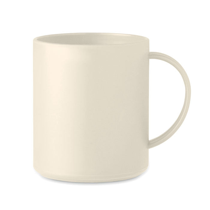 Branded Reusable PP Mug in Brown