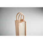Branded Jute Wine Bag for One Bottle without branding