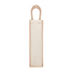 Branded Jute Wine Bag for One Bottle without branding