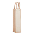 Branded Jute Wine Bag for One Bottle without branding