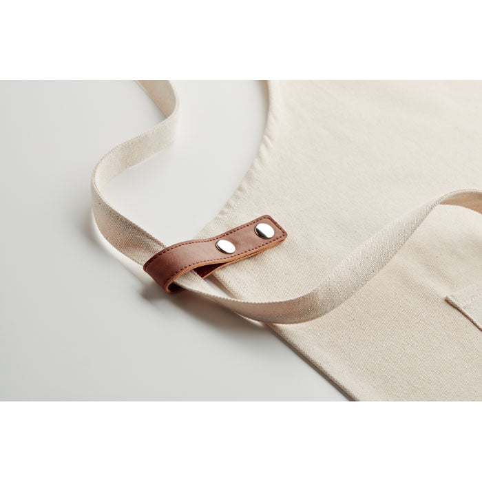 Branded Organic Cotton Canvas Apron 340gsm without branding