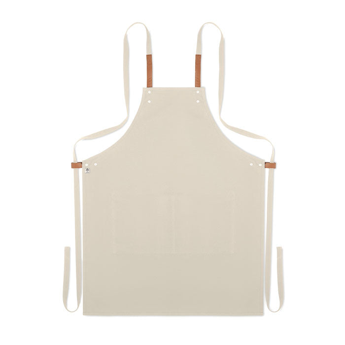 Branded Organic Cotton Canvas Apron 340gsm without branding