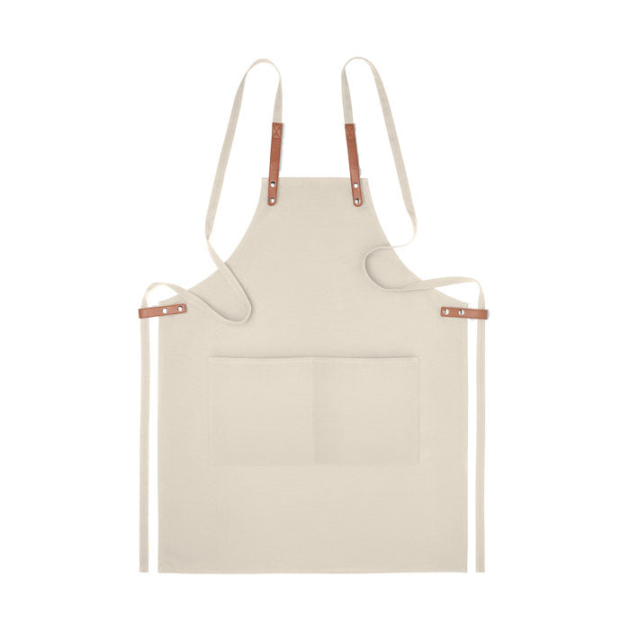 Branded Organic Cotton Canvas Apron 340gsm without branding