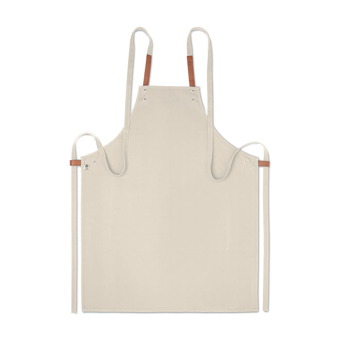 Branded Organic Cotton Canvas Apron 340gsm without branding