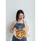 Branded Organic Cotton Canvas Apron 340gsm in Gift Box in use
