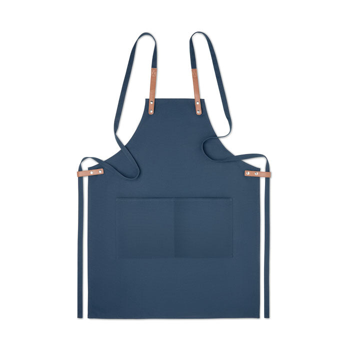 Branded Organic Cotton Canvas Apron 340gsm in Gift Box without branding