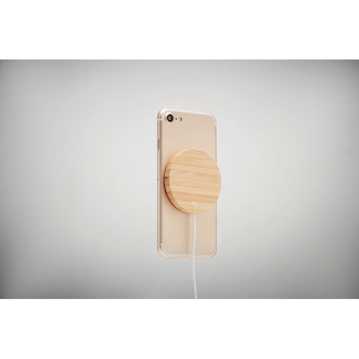 Magnetic Bamboo Wireless Charger