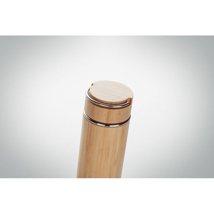 Branded Bamboo Tea Infuser Flask