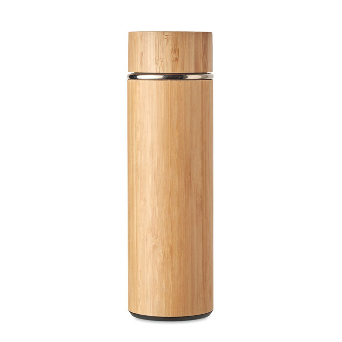Branded Bamboo Tea Infuser Flask