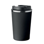 Branded Double Wall Tumbler - 350ml in Black
