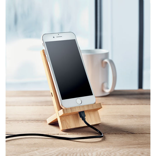 Bamboo Phone Stand Charger