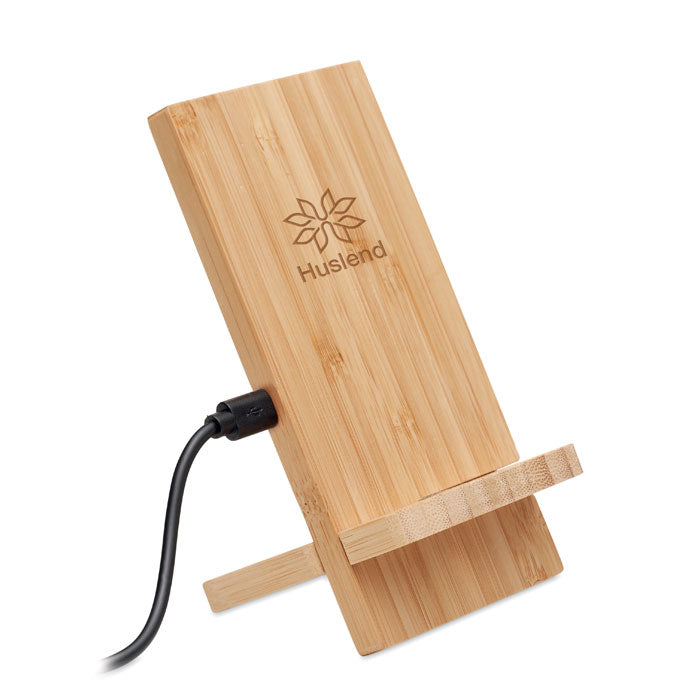 Bamboo Phone Stand Charger