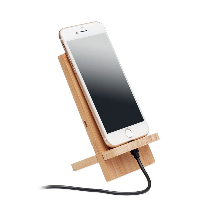 Bamboo Phone Stand Charger