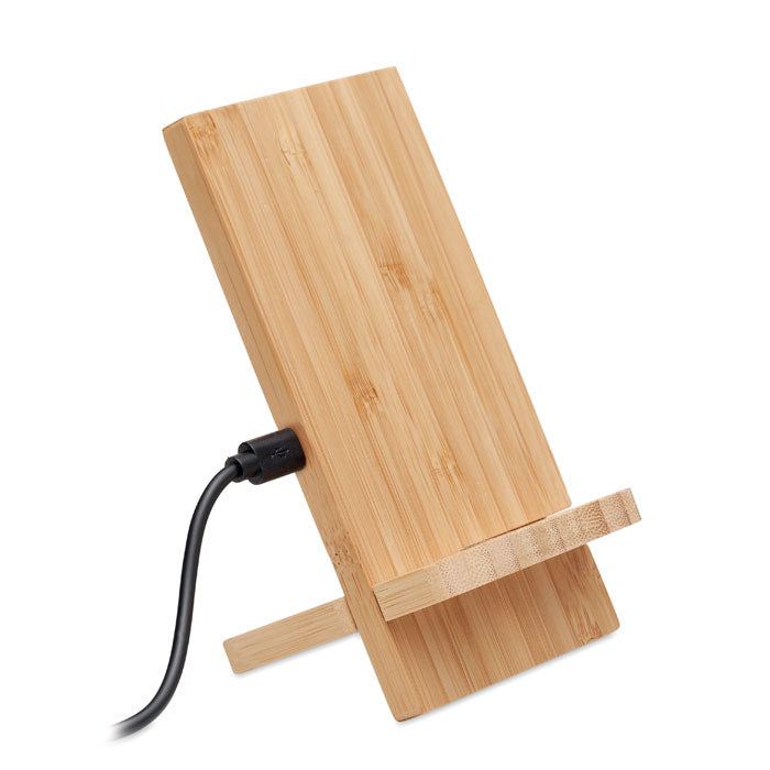 Bamboo Phone Stand Charger