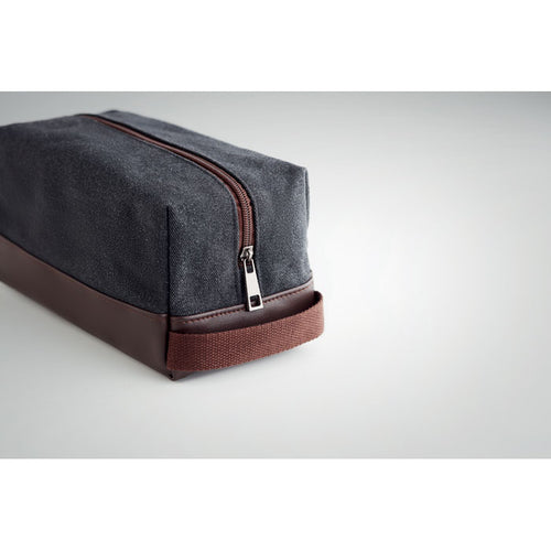 Branded Canvas Cosmetic Bag