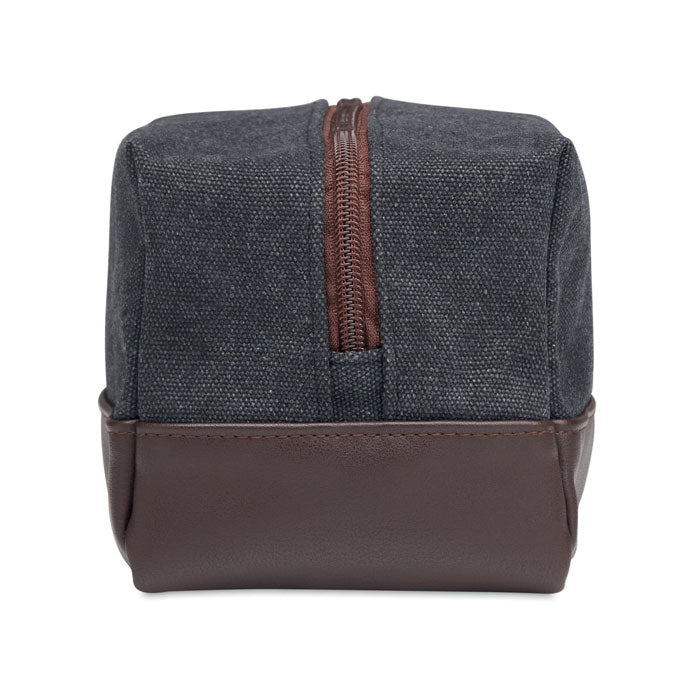 Branded Canvas Cosmetic Bag