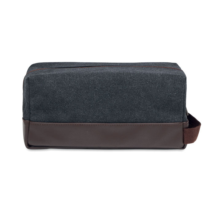 Branded Canvas Cosmetic Bag