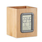 Bamboo Pen Holder and Digital Calendar