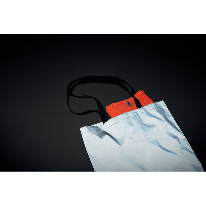 Branded Reflective Shopping Bag without branding