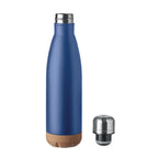 Branded Double Wall Water Bottle with Cork Base