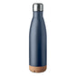 Double Wall Water Bottle with Cork Base