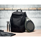 Branded 600D RPET Sports Rucksack in use