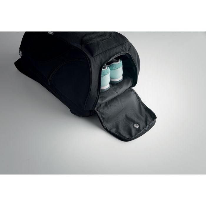 Branded 600D RPET Sports Rucksack without branding