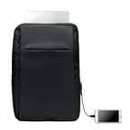 Branded Laptop Backpack in 300D RPET 29 x 12 x 41cm without branding