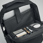 Branded Laptop Backpack in 300D RPET 29 x 12 x 41cm without branding
