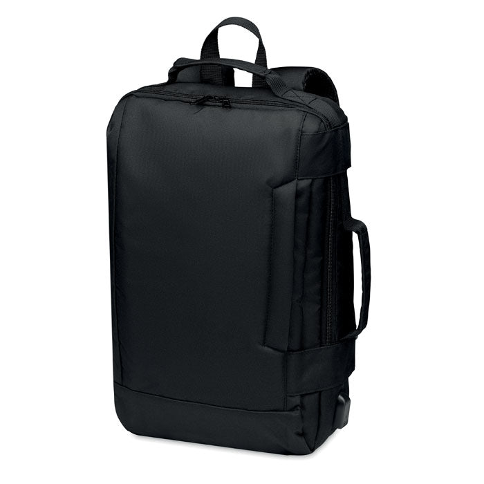 Branded Laptop Backpack in 300D RPET 28 x 12 x 42cm without branding