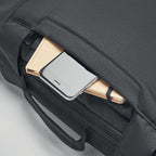 Branded Laptop Backpack in 300D RPET 28 x 12 x 42cm without branding