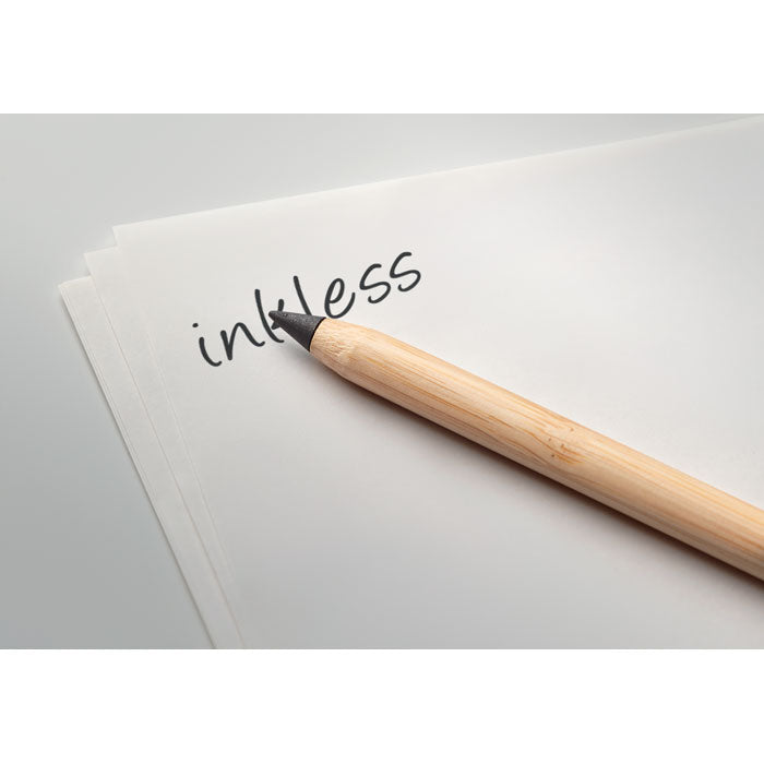 Branded Bamboo Inkless Pen without branding