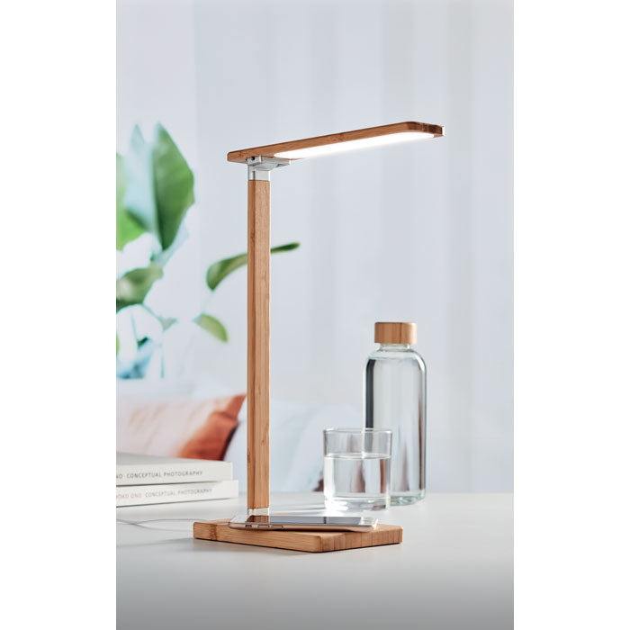 Foldable Bamboo Desk Lamp