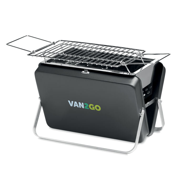 Branded Portable Suitcase Barbecue with Stand