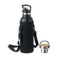 Water Flask with Interchangeable Lids