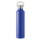 Branded Vacuum Flask with Bamboo Lid - 1L without branding