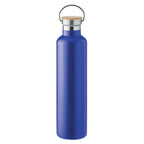 Branded vacuum flask with bamboo lid, 1L