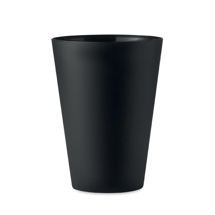 Branded Reusable Festival Cup - 300ml in Black