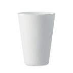 Branded Reusable Festival Cup - 300ml in White