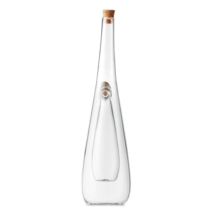 Branded Glass Oil and Vinegar Bottle Set without branding