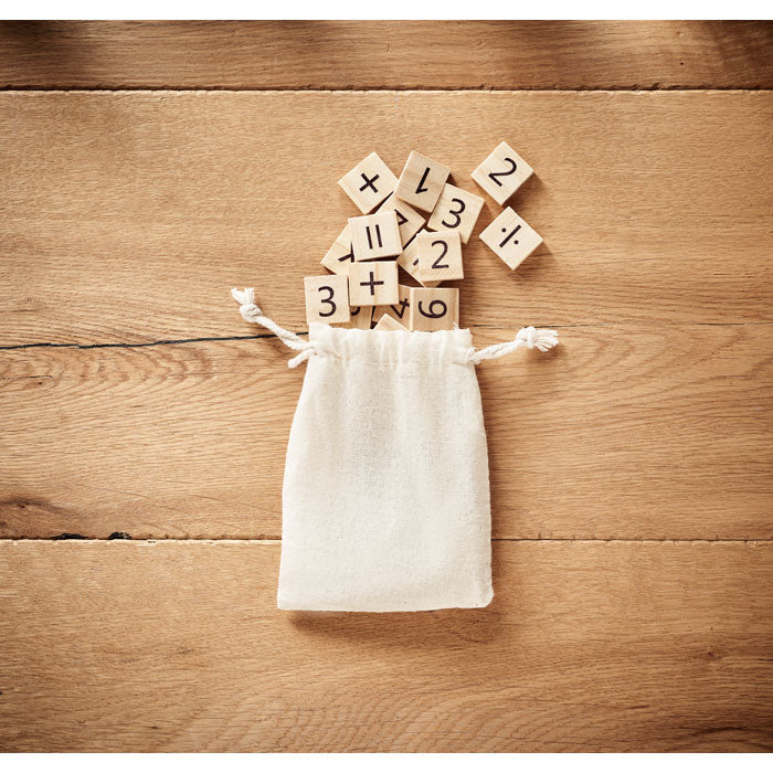 Branded Wooden Educational Counting Game in use